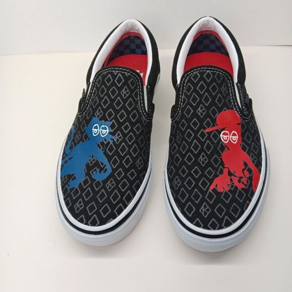 VANS Skate Slip On Krooked By Natas For Ray Barbee Men's Sneakers Size 6.5 - Picture 9 of 10